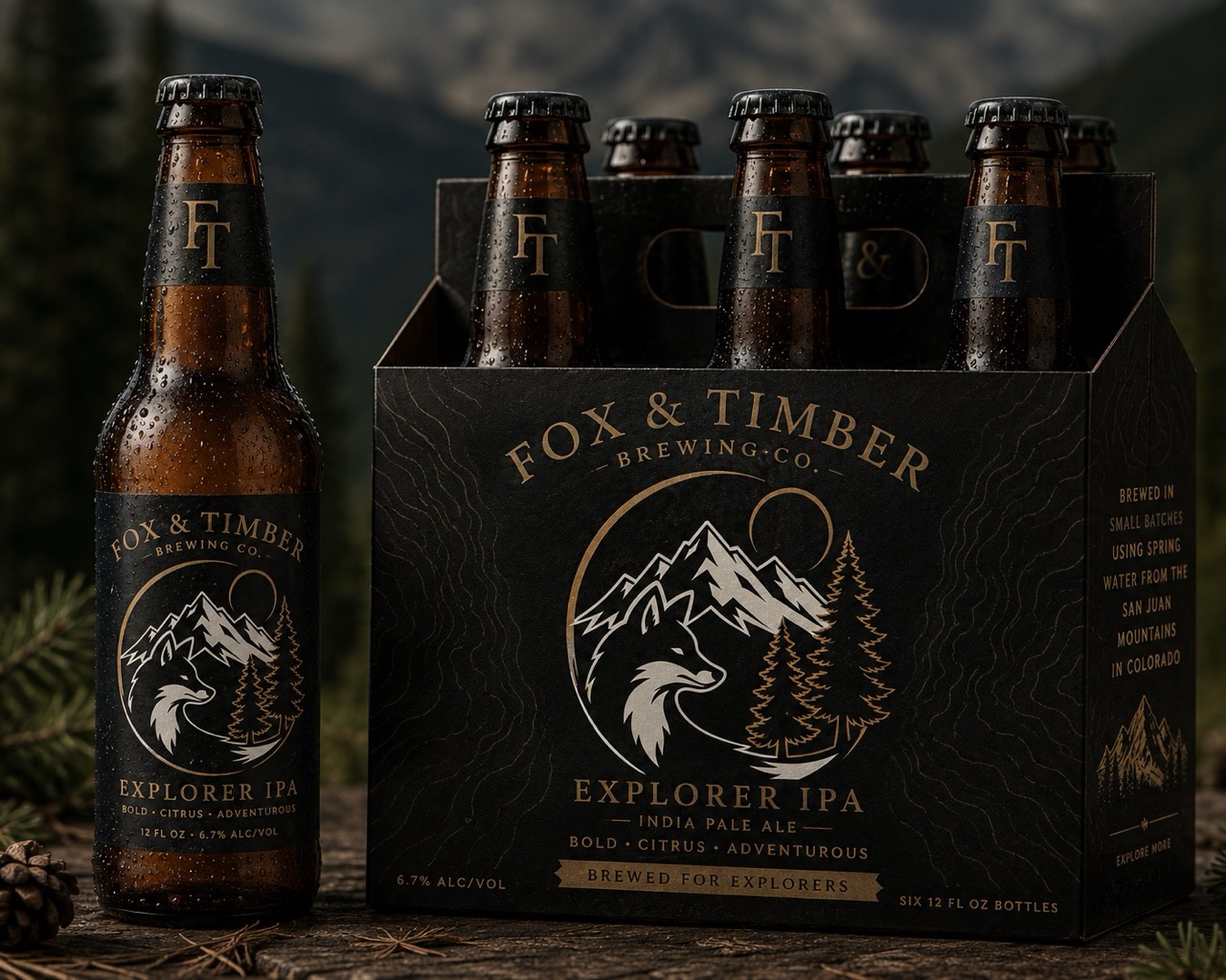 Fox & Timber IPA Beer